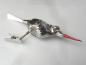 Preview: Fliegender Storch am Zwicker Nostalgie Lauscha Christbaumschmuck