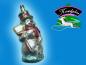 Preview: Schneemann mit Schal und Besen - Lauscha Christbaumschmuck
