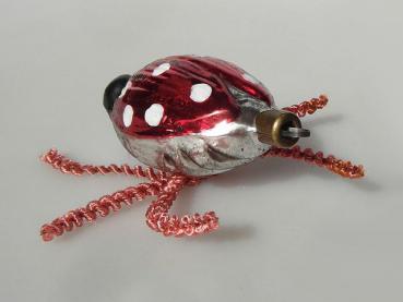 Marienkäfer figürlicher Lauscha Nostalgie Christbaumschmuck