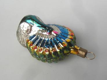 Jugendstil Pfau Nostalgie Christbaumschmuck aus Lauscha
