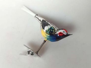 kleiner bunter Vogel