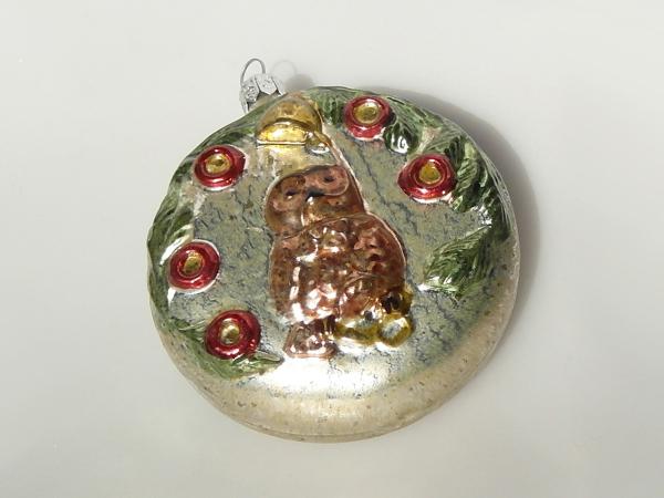 Eule UHU Nostalgie Lauscha Christbaumschmuck