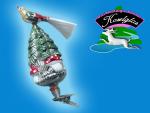 Vogel auf Tannenbaum auf Zwicker Kranz Baumschmuck Lauscha Christbaumschmuck